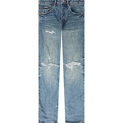 Purple Brand Vintage Aged Indigo Blowout Jeans