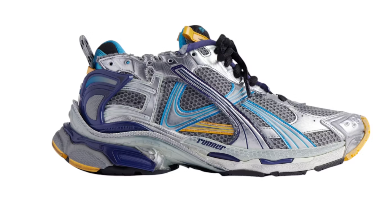Balenciaga Runner Grey Blue Orange Aqua