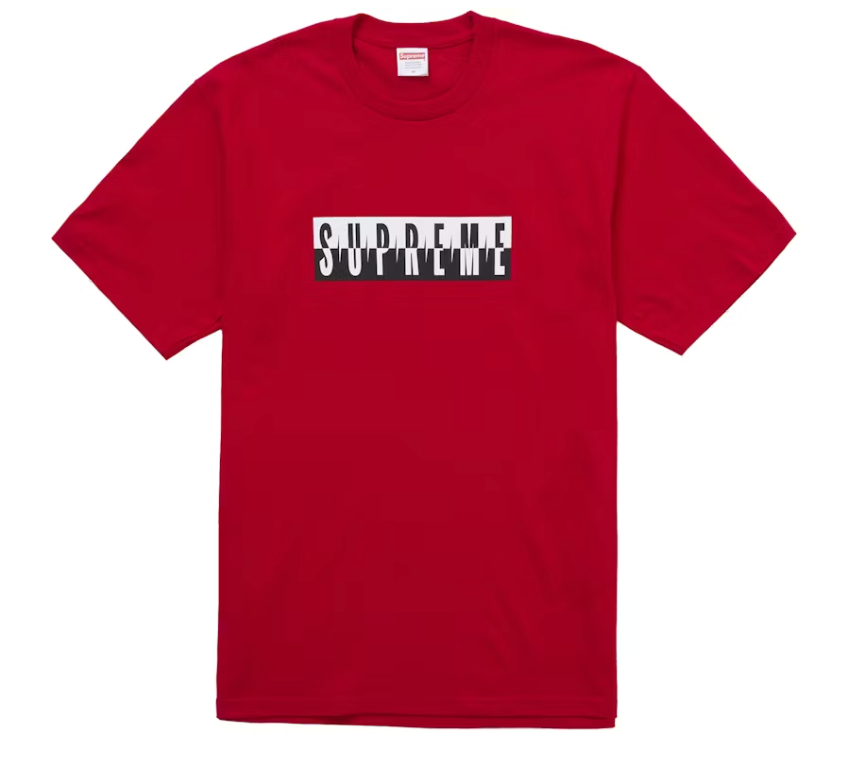 Supreme Split Tee (FW25) Red