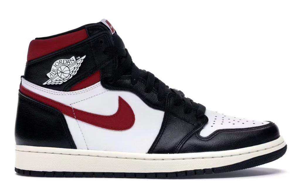 USED Jordan 1 Retro High Black Gym Red (No Box)