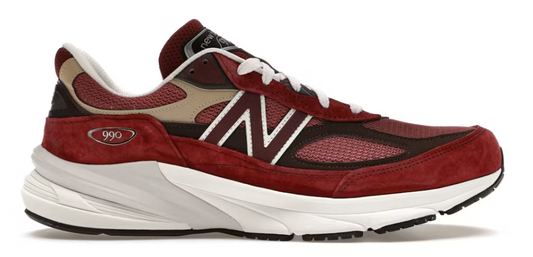 USED New Balance 990v6 MiUSA Teddy Santis Burgundy Tan