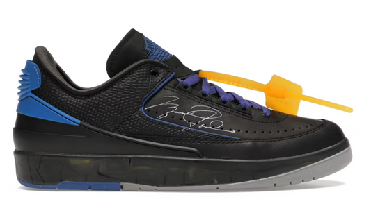 USED Jordan 2 Retro Low SP Off-White Black Blue