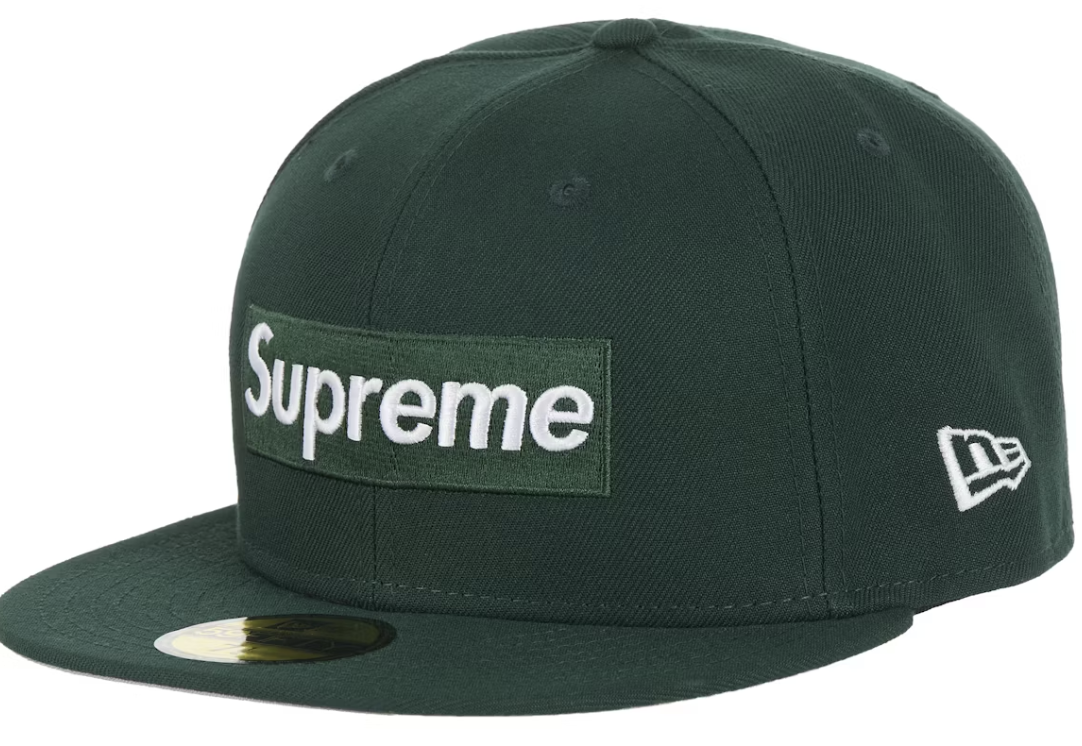 Supreme Shop Box Logo New Era 59Fifty Fitted Hat Green