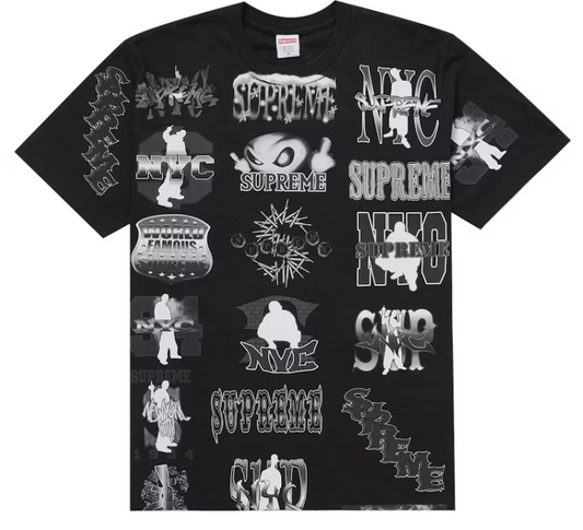 Supreme Flash Tee Black