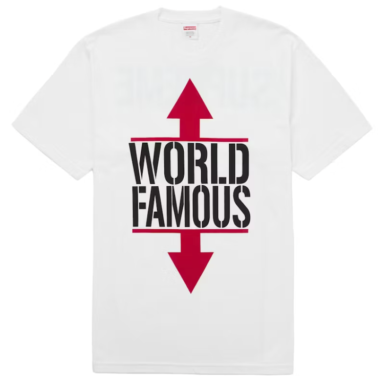 Supreme World Famous Tee White