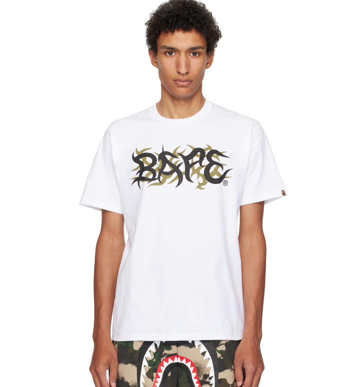 BAPE 'TRIAL LOGO GREEN' Logo T-shirt