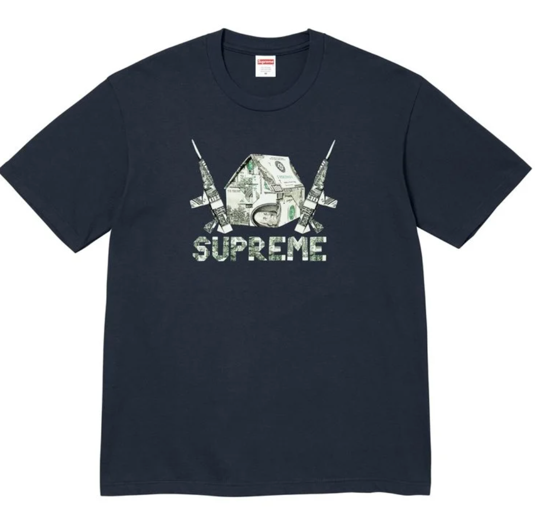 Supreme Origami Tee Navy