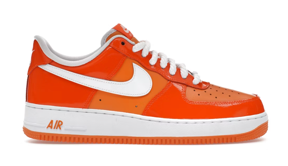 Nike Air Force 1 Low '07 Orange White Patent