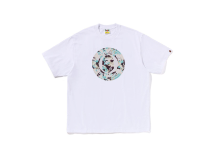 BAPE Map Camo Busy Works Relaxed Fit Tee White