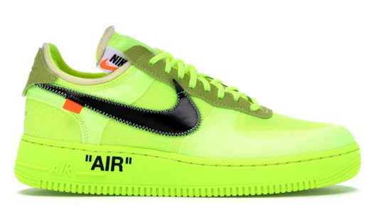 USED Nike Air Force 1 Low Off-White Volt