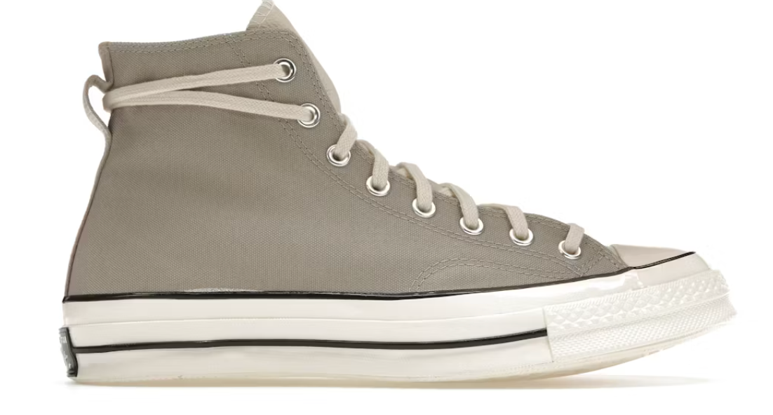 USED Converse Chuck Taylor All Star 70 Hi Fear of God Essentials Grey (No Box)