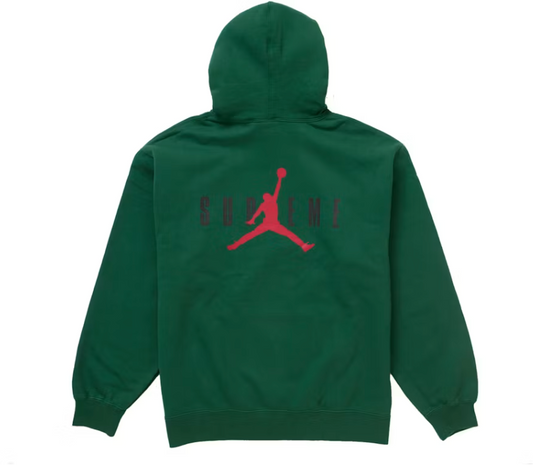 Supreme x Jordan Hooded Sweatshirt 'Green'