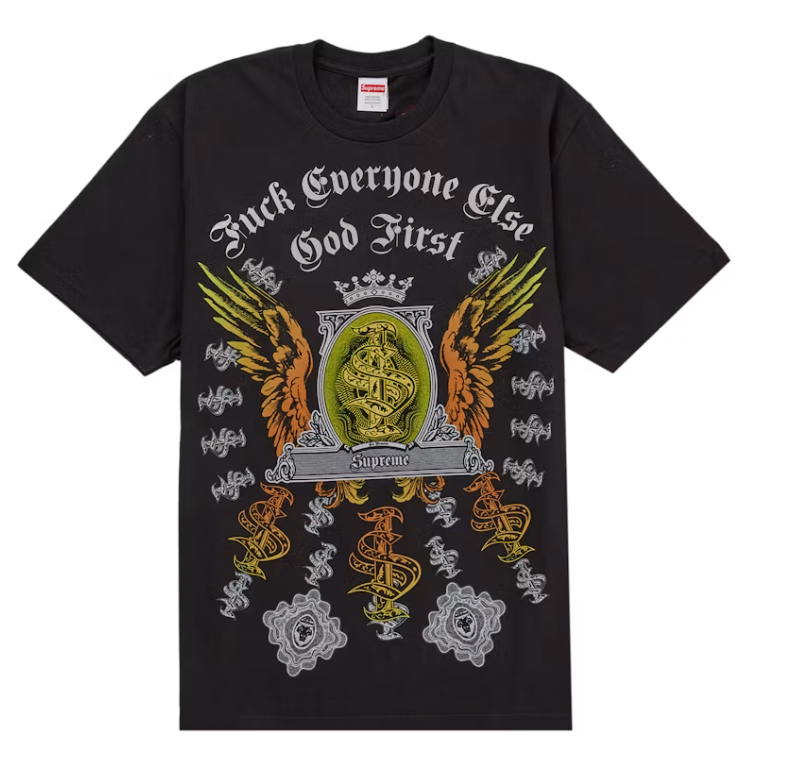 Supreme Money Tee Black