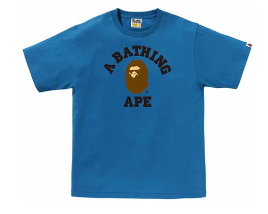 BAPE College Tee (SS24) Blue