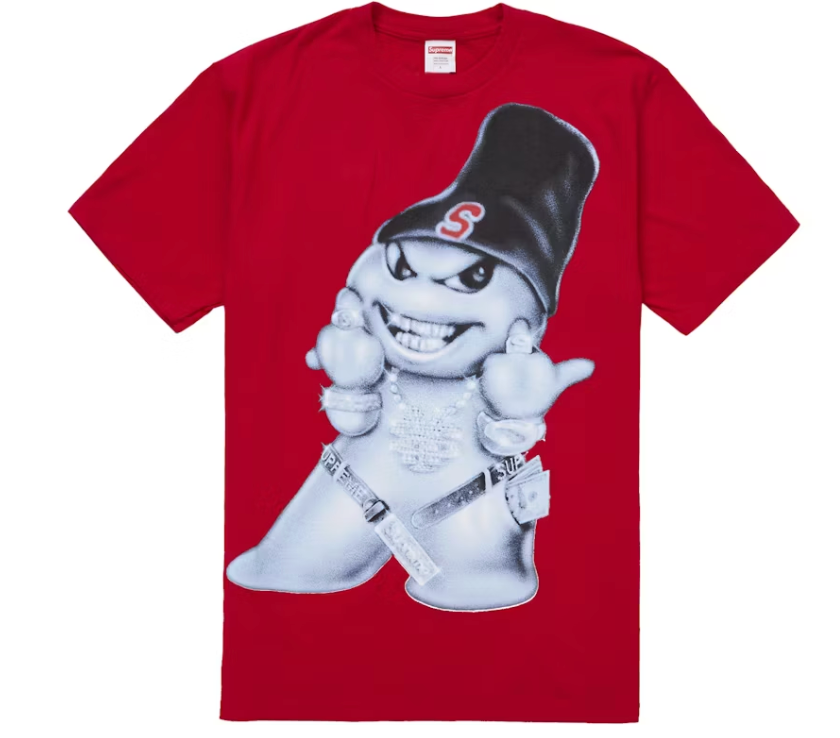 Supreme Snowman Tee Red