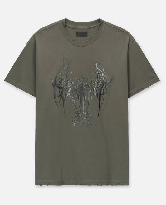 RTA Colin Oversized Short Sleeve Tee | Olive RTA Sigilism