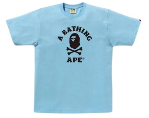 BAPE Ape Crossbone College Tee Sax