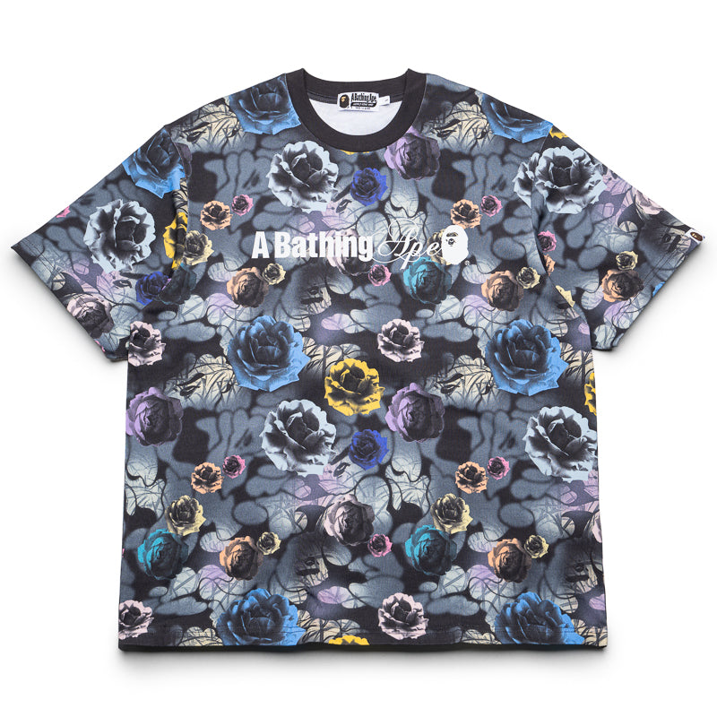 A Bathing Ape Floral Camo Logo Tee