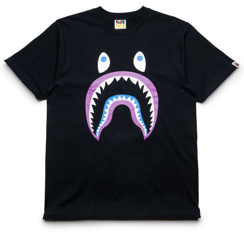 BAPE Black Colors Shark Ponr T-shirt