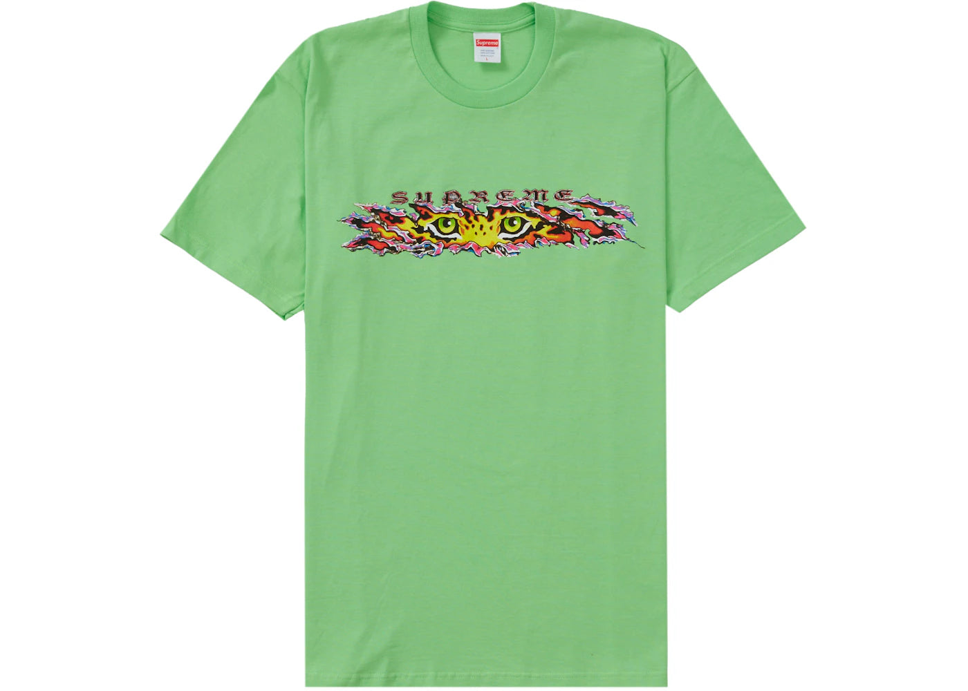 Black Friday Supreme Eyes Tee Lime