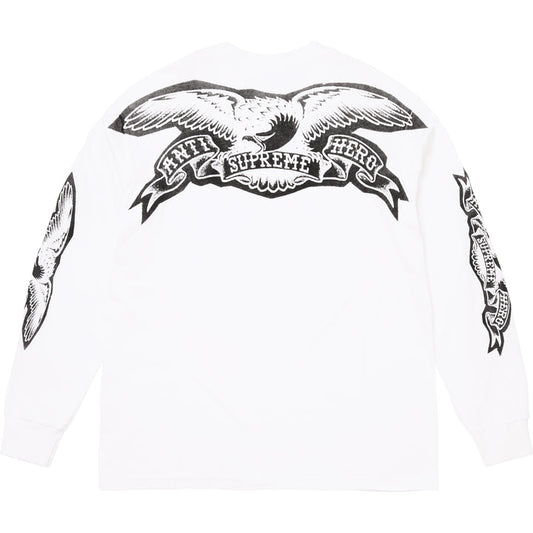 Supreme ANTIHERO Eagle L/S Tee White