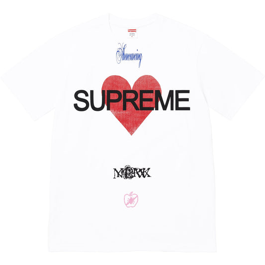 Supreme Announcing Tee White