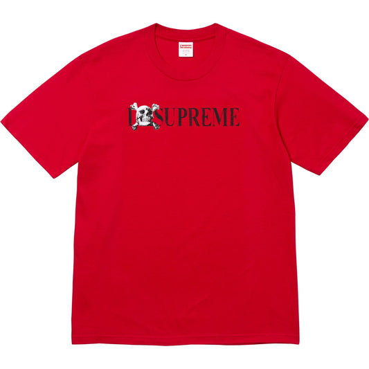 Supreme Skull Tee Woodland Red