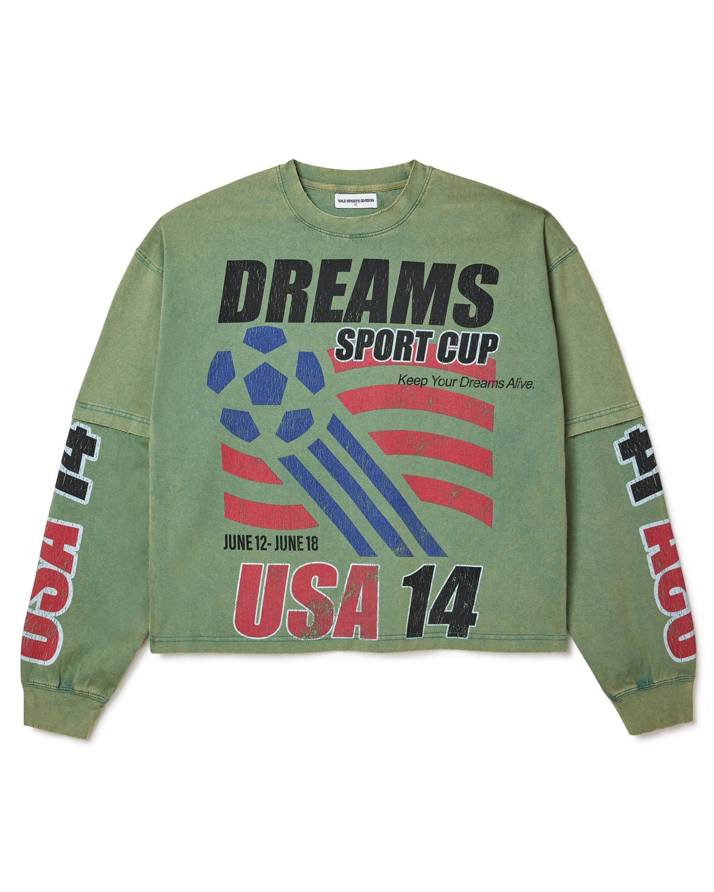 Vale Forever  USA14 GREEN LONGSLEEVE