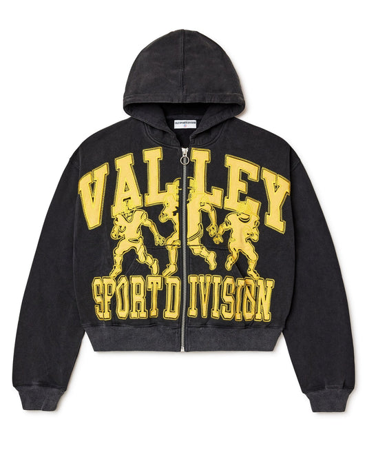 VALE Friday Black Zip Up Hoodie