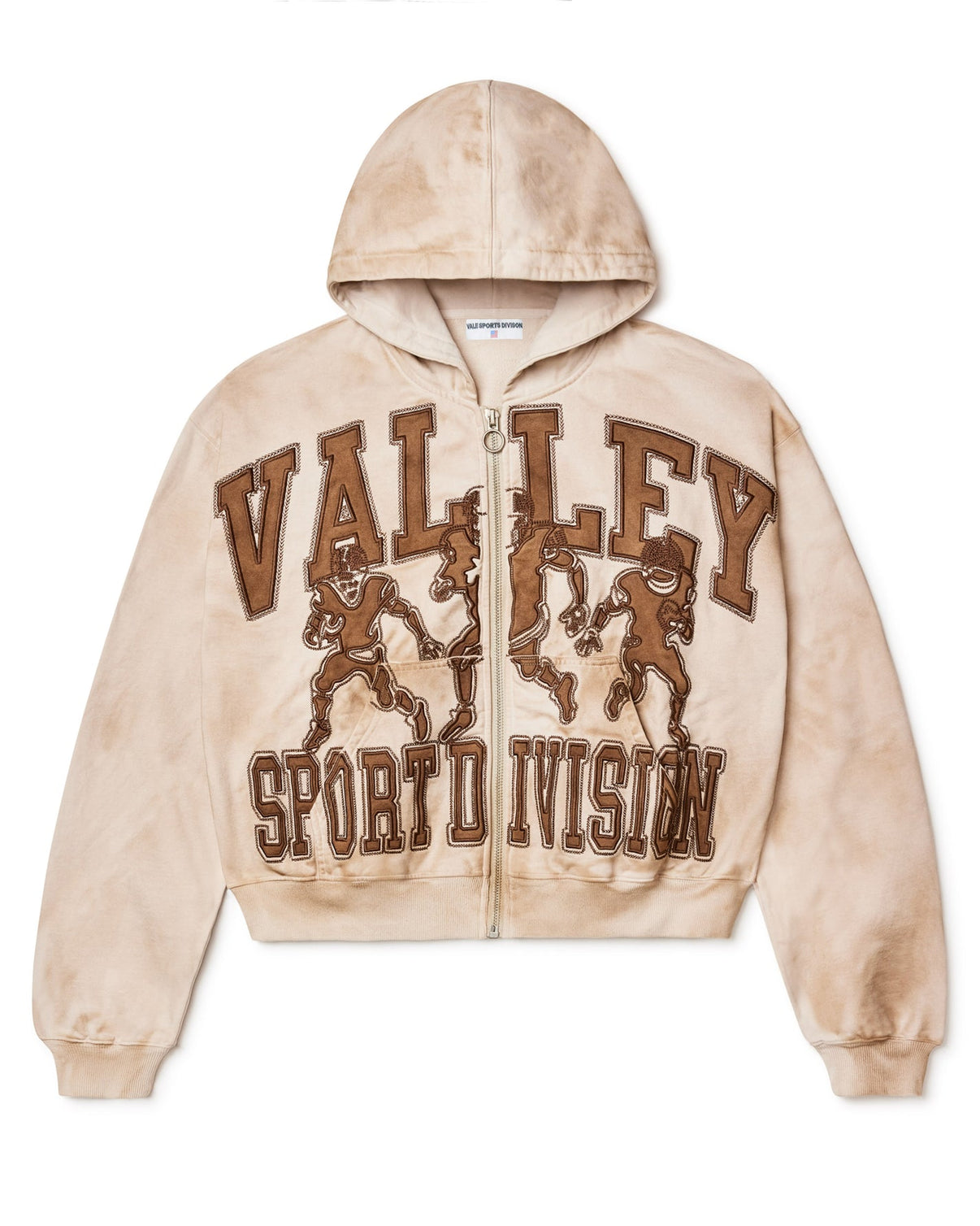VALE Mud Friday Zip Up Hoodie Bone