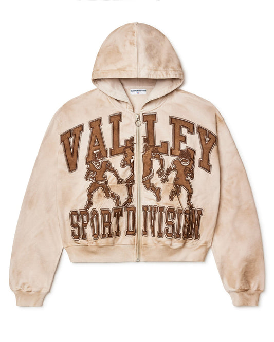 VALE Mud Friday Zip Up Hoodie Bone