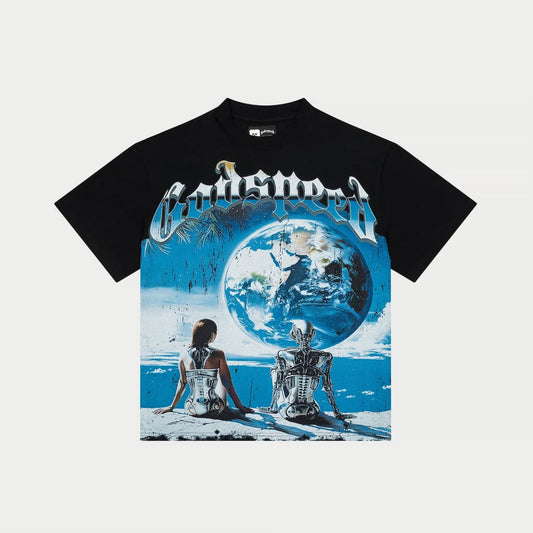 Godspeed Artificial Love Tee Grey Wash