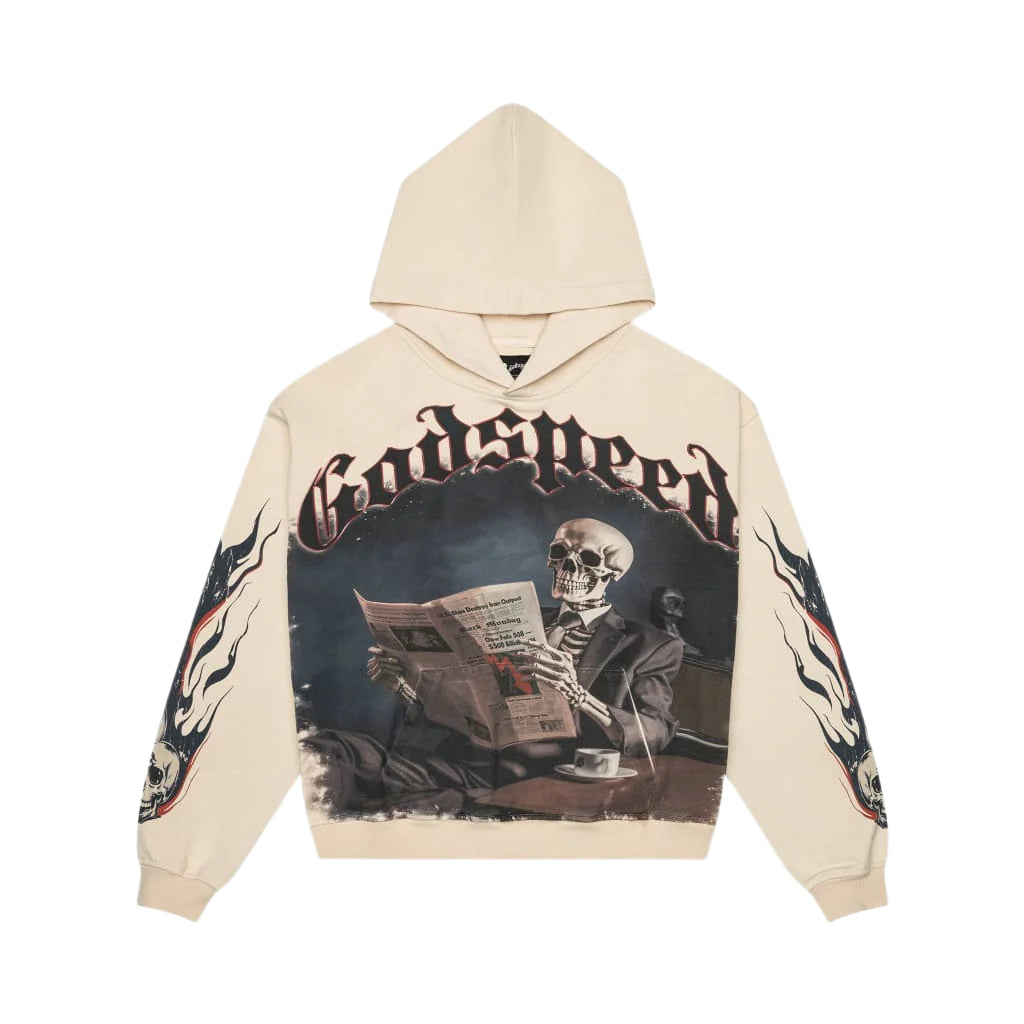 Godspeed Stock Market Pullover Hoodie Bone