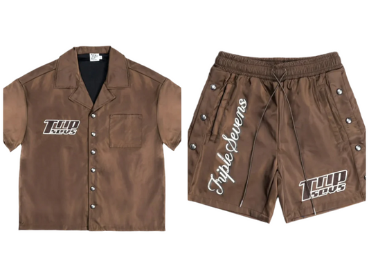 Triple Sevens Nylon Summer Set Brown