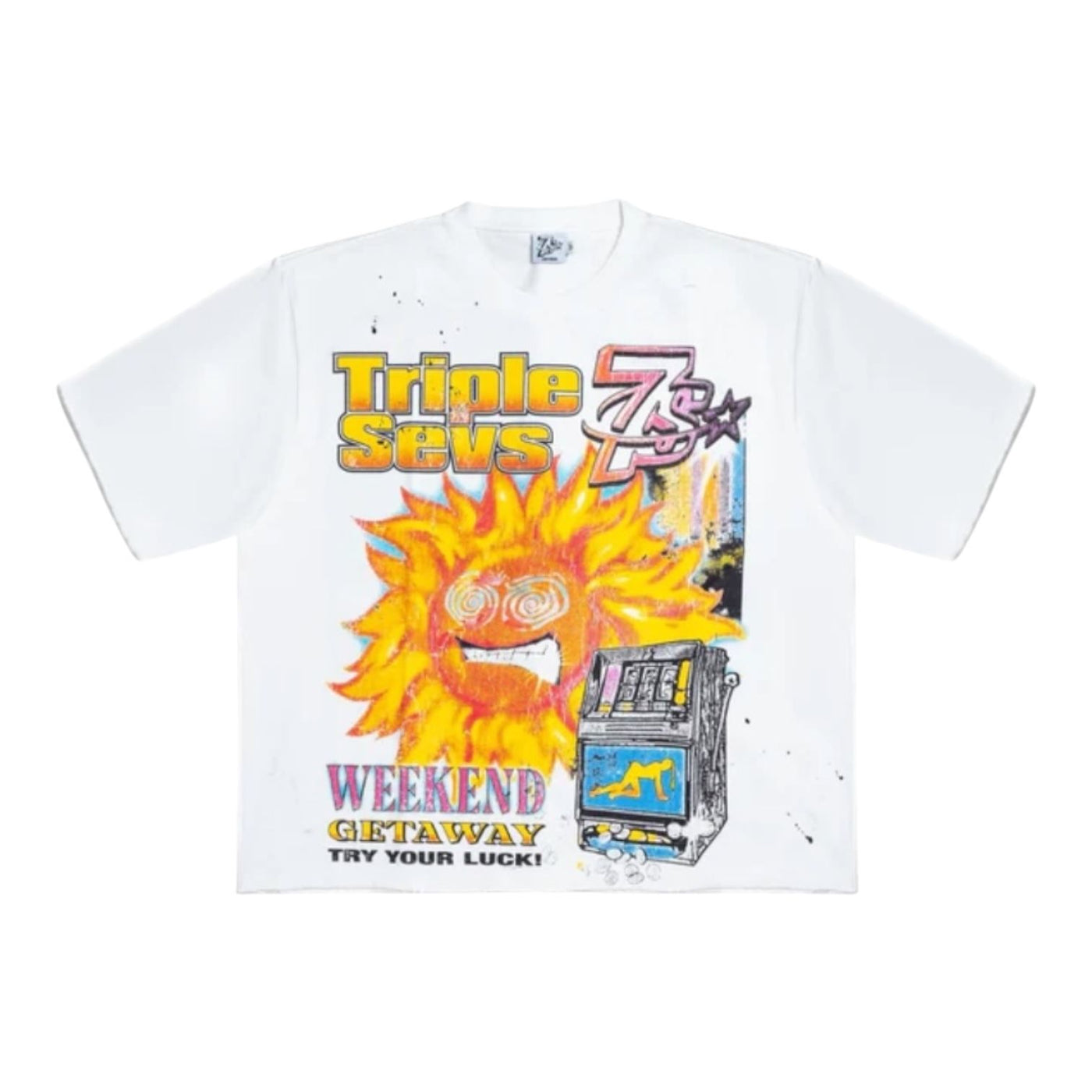 Triple Sevens Weekender Tee White
