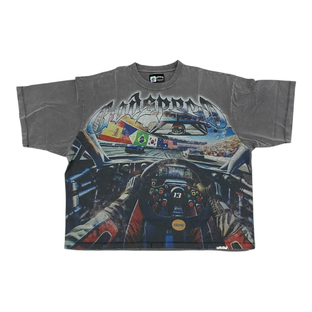 Godspeed Drivers Seat T-shirt Grey Wash