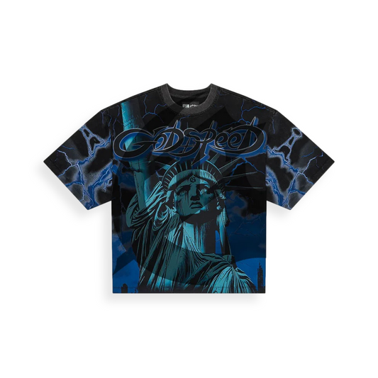 Godspeed Voltage Tee Black Blue