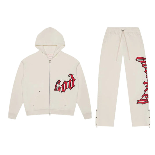 Godspeed OG Logo Sweatsuit V2 Bone