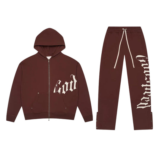 Godspeed OG Logo Sweatsuit V2 Brown