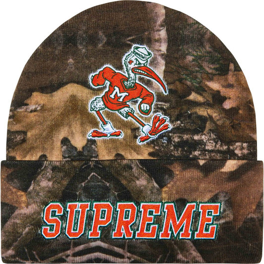 Supreme Mitchell & Ness NCAA Woodland Camo Beanie